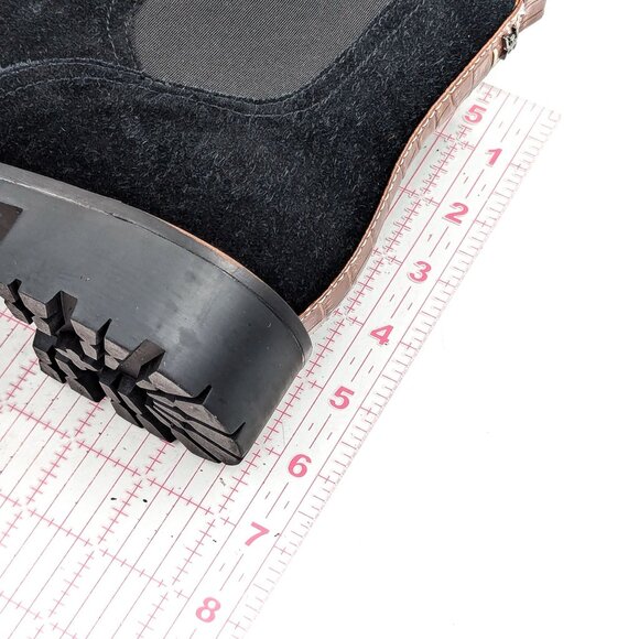 Sam Edelman Women Jacklyn Black Suede Chelsea Boots size 8 - Picture 5 of 11